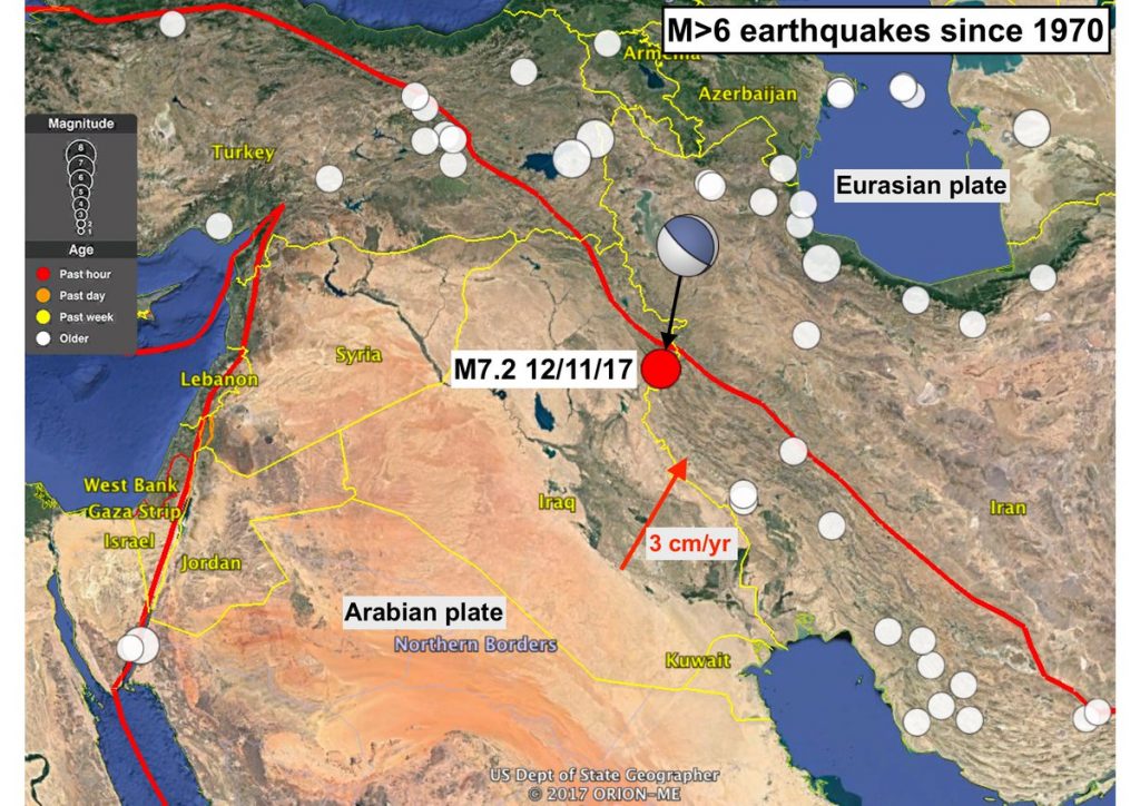 伊拉克和伊朗边界发生大震