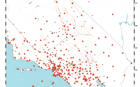 大部分加州强震都有前震发生
