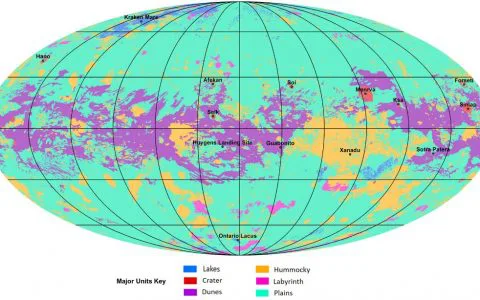 首张“泰坦”地质图面世