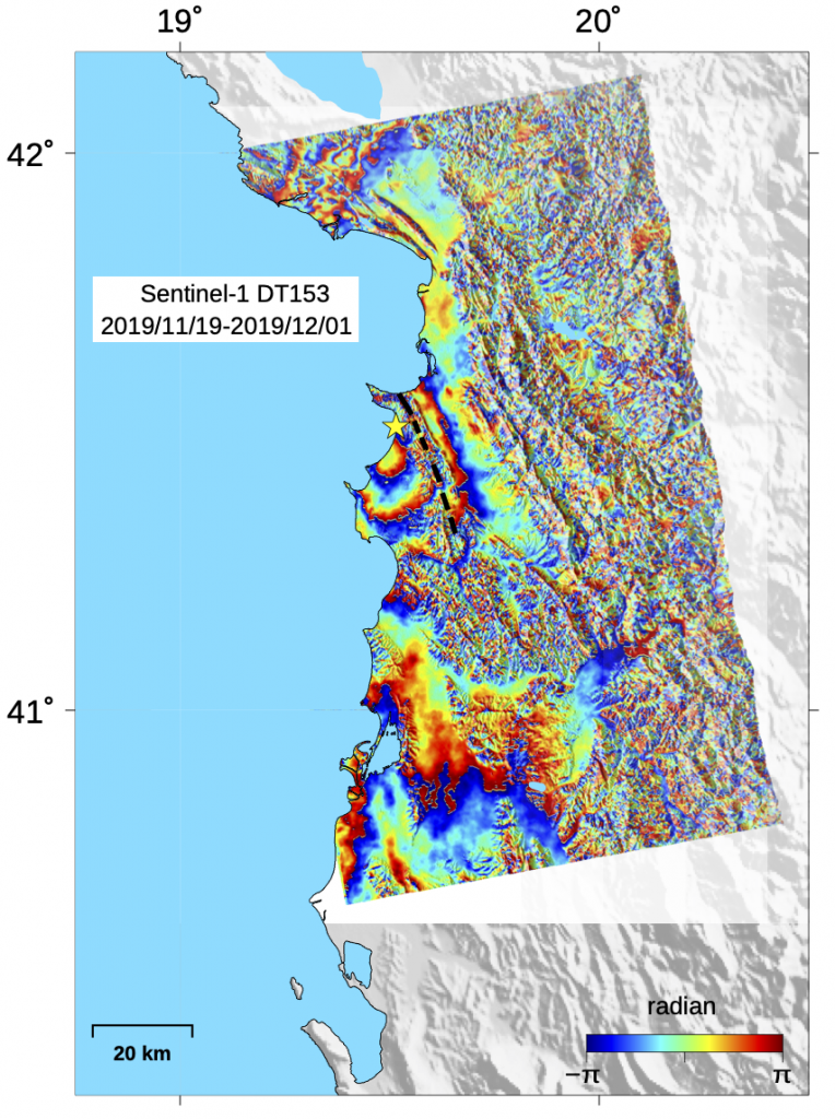 阿尔巴尼亚海岸发生6.4级强震, InSAR 数据显示该地震并不简单