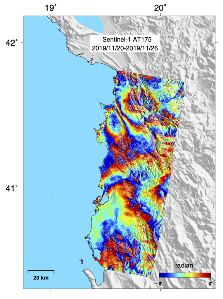 阿尔巴尼亚海岸发生6.4级强震, InSAR 数据显示该地震并不简单