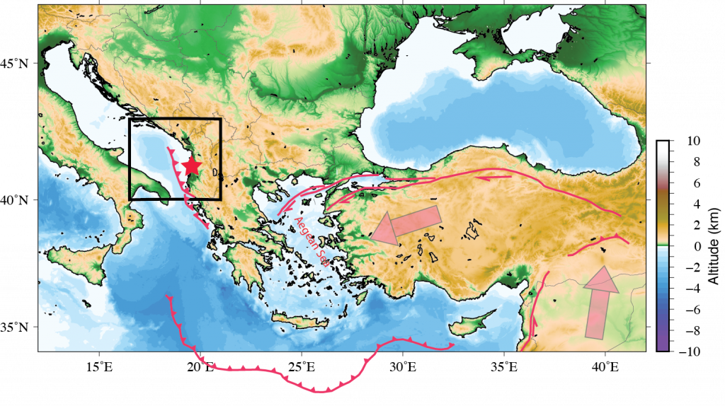 阿尔巴尼亚海岸发生6.4级强震, InSAR 数据显示该地震并不简单