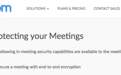 不支持端到端加密，网络会议软件Zoom受到安全质疑