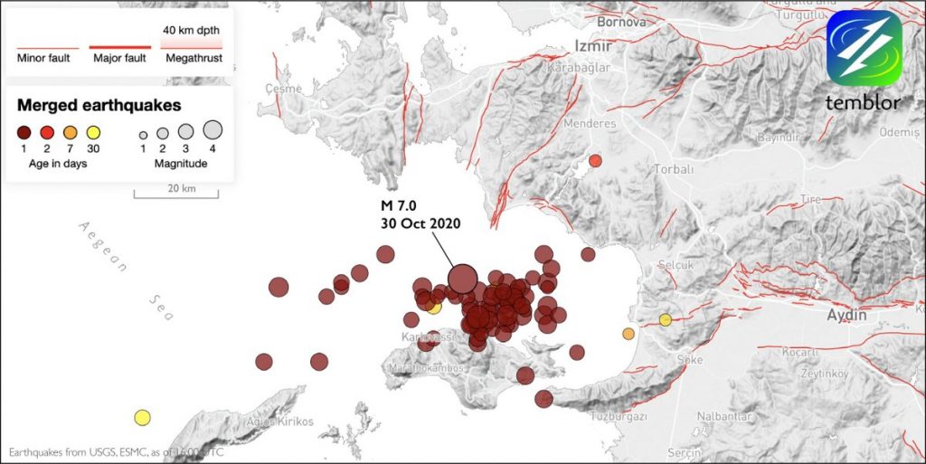 爱琴海发生 M7.0 地震,并伴随海啸,强烈冲击土耳其与希腊