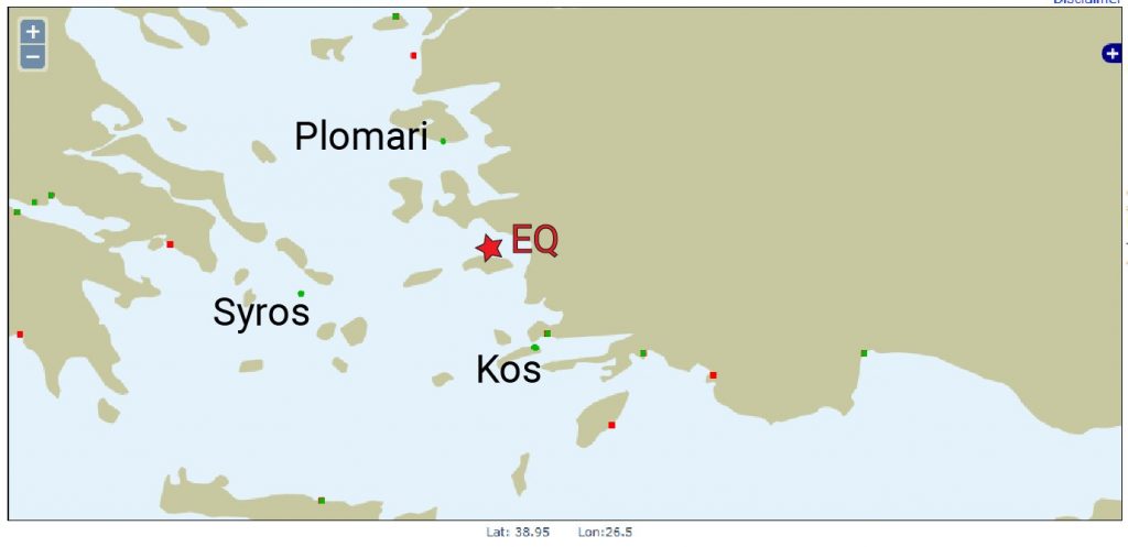 爱琴海发生 M7.0 地震,并伴随海啸,强烈冲击土耳其与希腊
