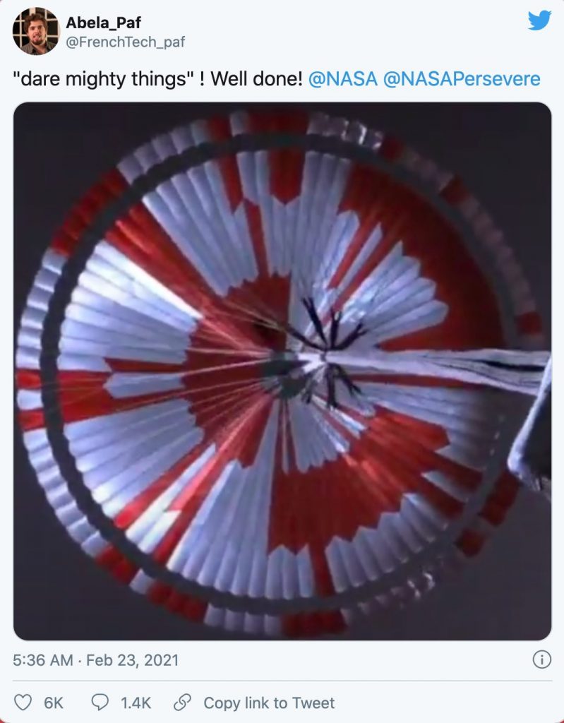 将“毅力号”放到火星表面的降落伞,暗藏玄机