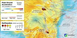 2021年5月21日中国青藏高原地区同一天相隔约4小时发生两个地震：云南漾濞M6.4 与青海玛多M7.4地震