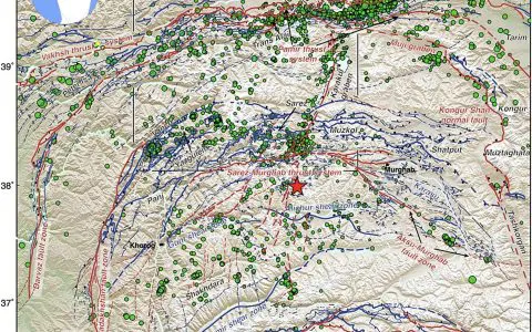 塔吉克斯坦发生7.2级地震