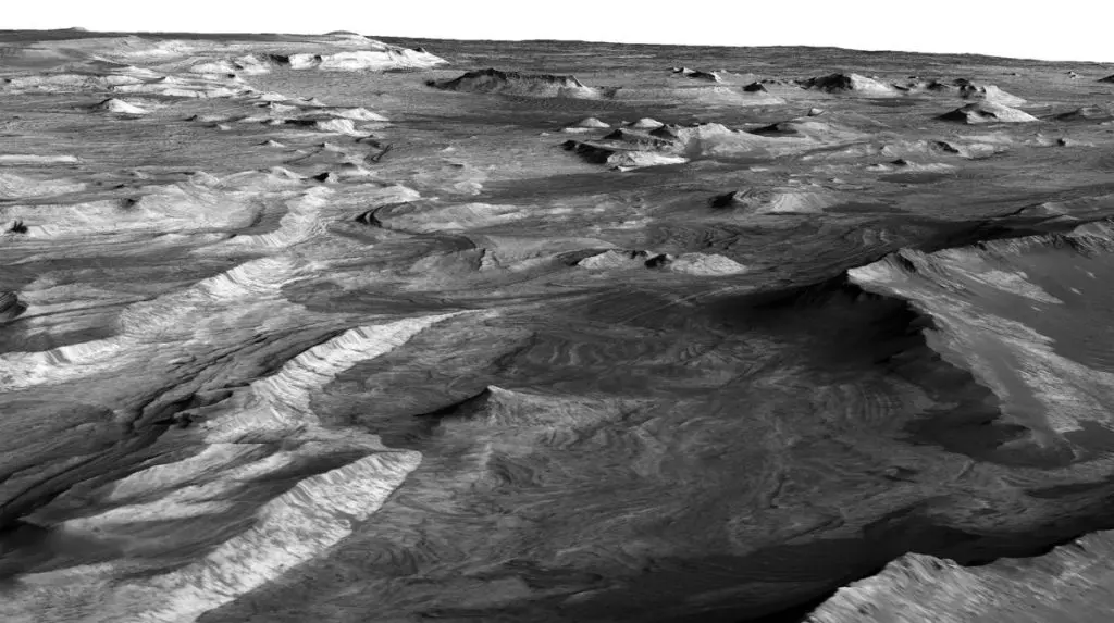 火星上曾经存在小型湖泊
